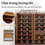 【Giao hàng trong 4 giờ】tủ đựng giày tủ giày tre Tiết kiệm không gian Dễ Dàng Lắp Đặt Tủ giày thông minh kệ Kệ Giày — ảnh 7