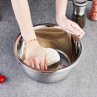 Bát inox đựng đồ ăn - Tô inox nhiều cỡ loại dày 30 cm