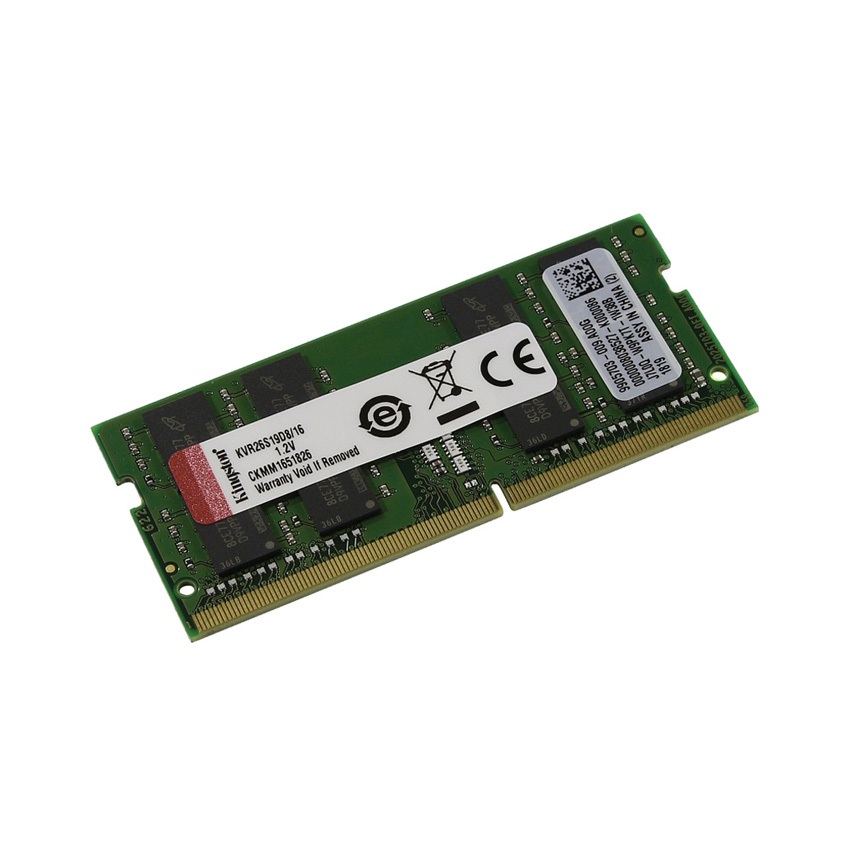 Ram Laptop Kingston DDR4 16GB Bus 2666Mhz. KVR26S19S8/16 Chính hãng