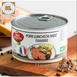 Thịt hộp Luncheon Meat Jean Floch 400g - Pháp ( Thịt heo)