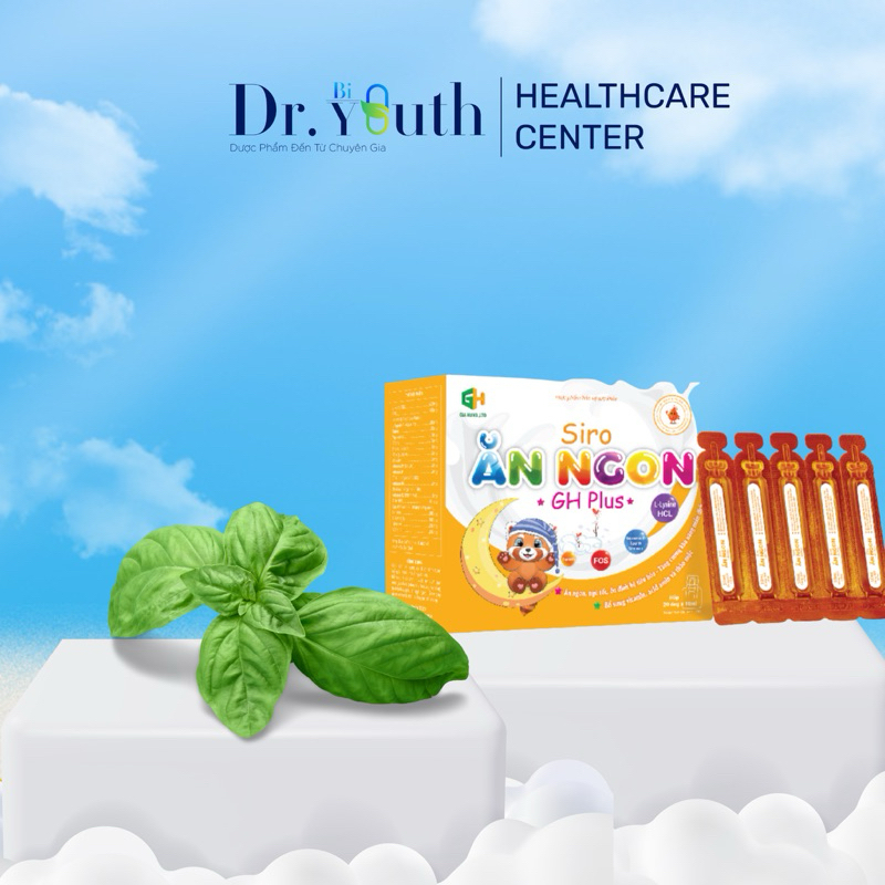 Siro Ăn Ngon GH Plus Giảm Biếng Ăn Mệt Mỏi Bổ Sung Vitamin Hỗ Trợ Tiêu Hoá Tăng Đề Kháng giúp Bé cao lớn khỏe mạnh 🏋