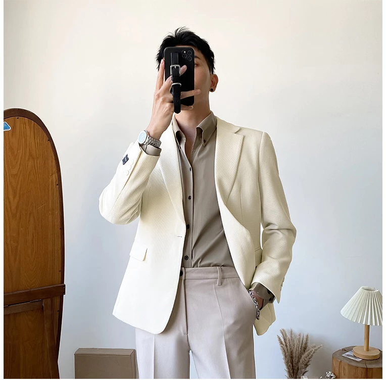 Blazer, Áo Vest Nam KAI Store Vest, Blazer Nam Cao Cấp Phong Cách Đơn Giản Thời Trang Dễ Mặc Dễ Phối BL11 — ảnh 1