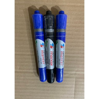 Combo 1 hộp 10 bút lông dầu, bút dạ đủ 3 màu xanh, đen, đỏ loại đẹp