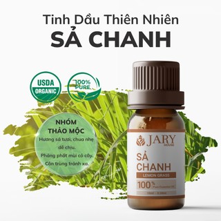 Tinh Dầu Sả Chanh 10ml Jary House - Xông Thơm Phòng, Làm Nến Thơm Thiên Nhiên