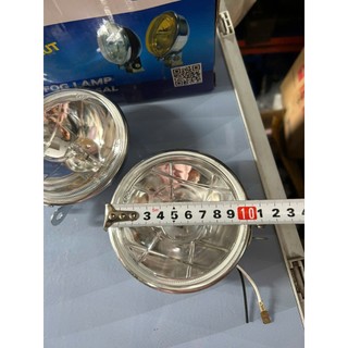 Cặp Đèn trợ sáng ô tô xe máy inox lắp bóng JINRUI giá chỉ 150k/1 đôi