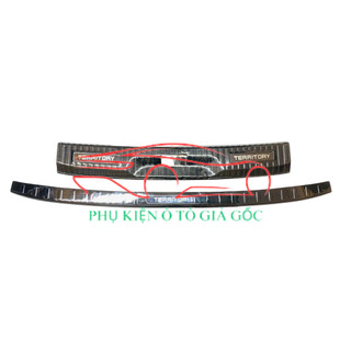 Ốp chống trầy cốp trong, ngoài xe Ford Territory 2022-2025 TITAN phay xước cao cấp