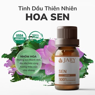 Tinh Dầu Hoa Sen 10ml Jary House - Xông Thơm Phòng, Làm Nến Thơm Thiên Nhiên
