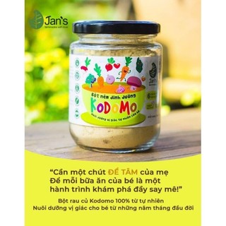 Bột nêm dinh dưỡng rau củ Kodomo cho bé từ 6 tháng