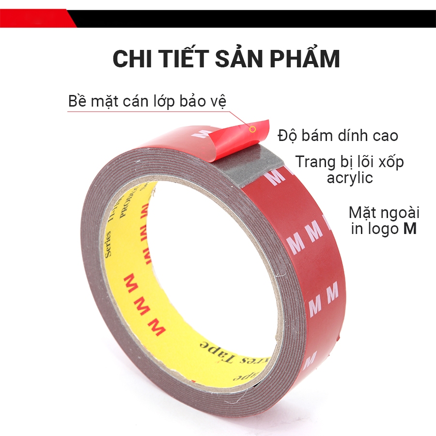 Băng Keo 2 Mặt Chuyên Dụng CIND (20mmx3m)