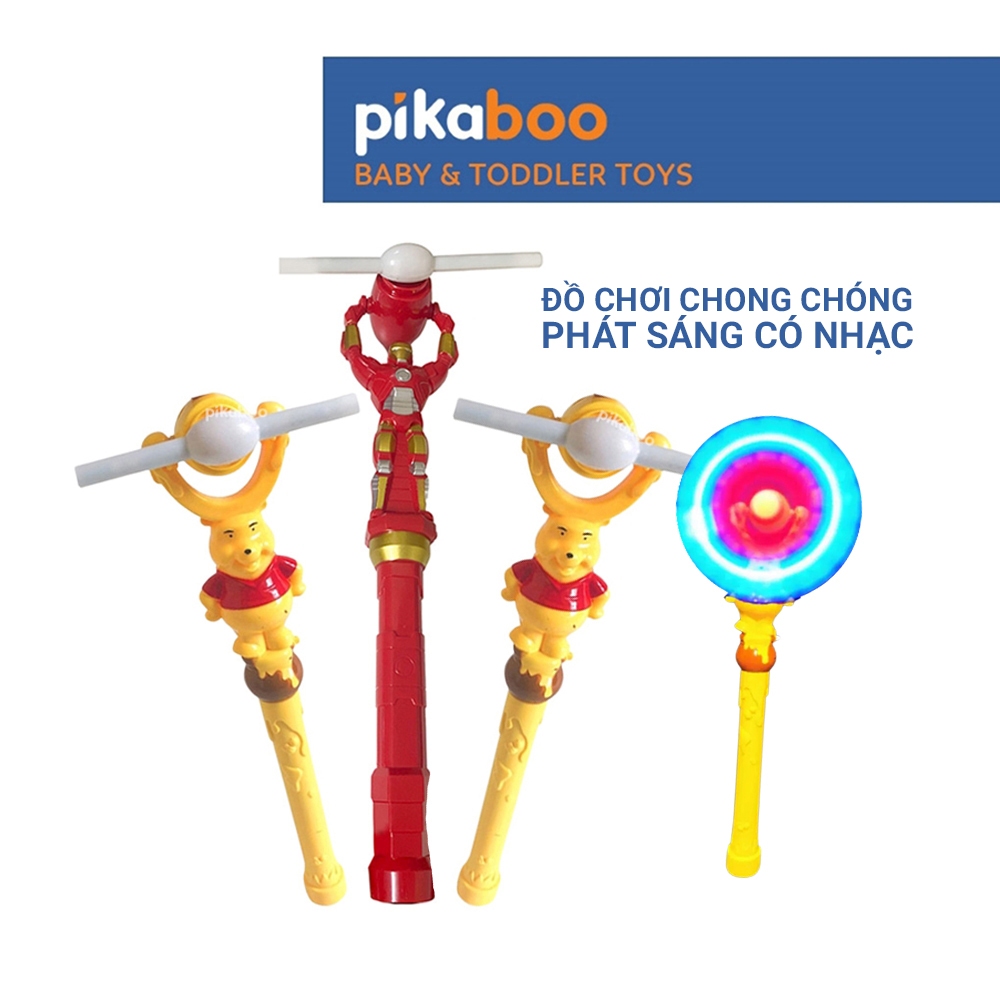 Ảnh Gậy phát sáng cho bé Pikaboo, có cánh xoay chong chóng, nhạc sôi động, ánh sáng đẹp mắt, an toàn 1