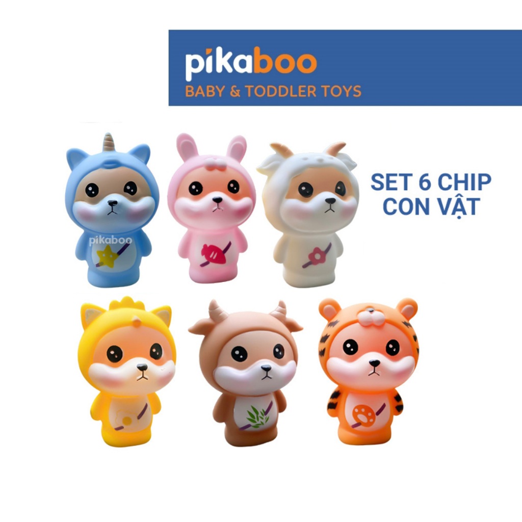 Ảnh Đồ chơi chíp con vật cao cấp Pikaboo, phát ra âm thanh được làm từ chất liệu cao cấp an toàn 1