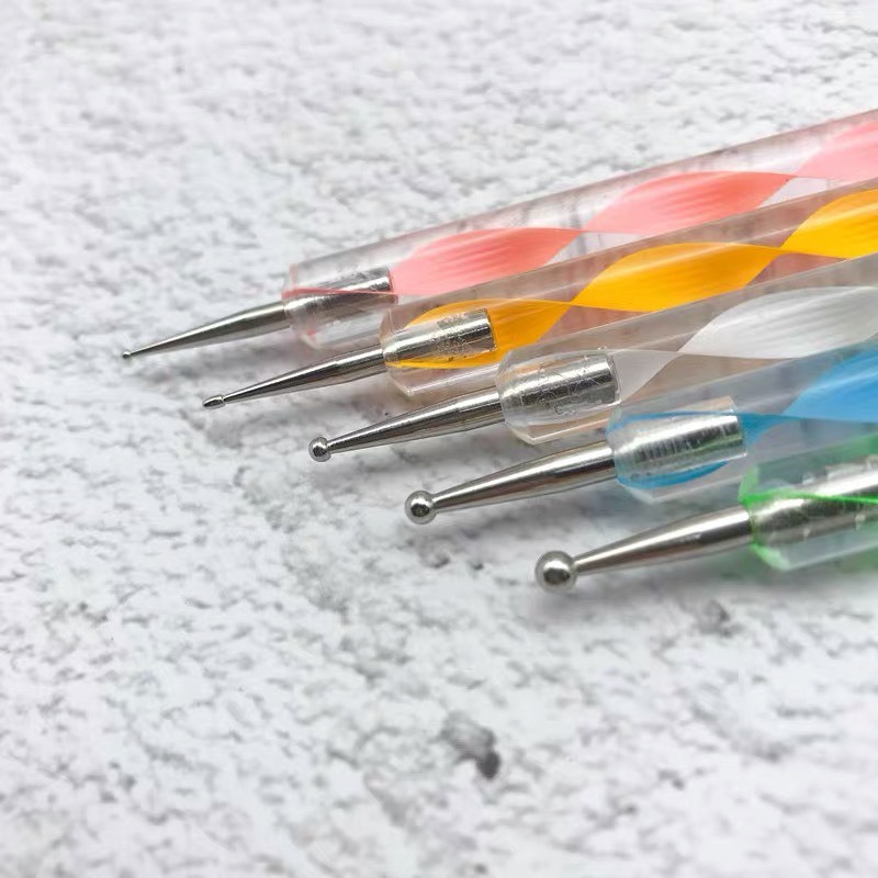 Bộ bút chấm bi 5 cây, set chấm bi, set bút chấm bi nails