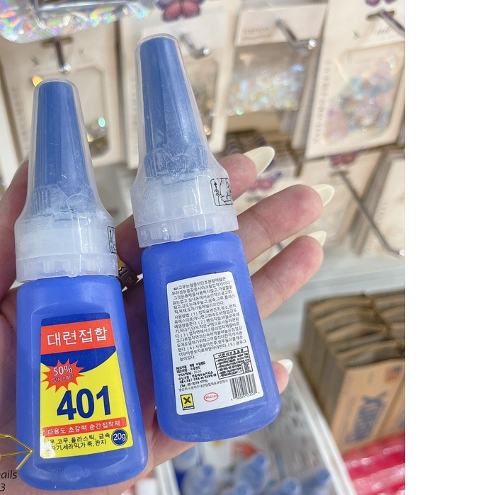 keo 401 dán móng