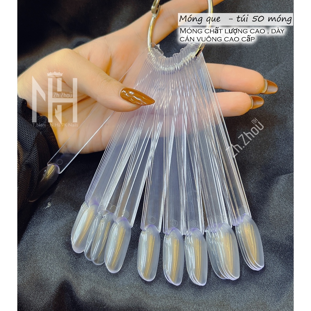Móng Que Vuông Tròn, móng que làm mẫu, dũa form nails