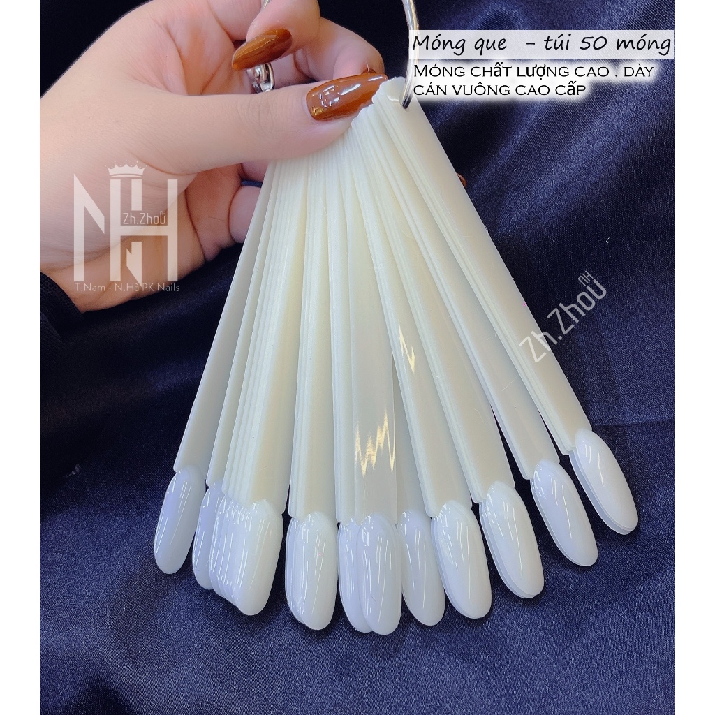 Móng Que Vuông Tròn, móng que làm mẫu, dũa form nails