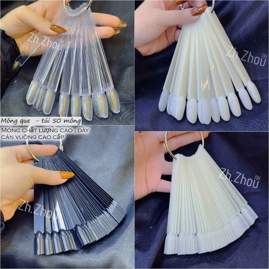 Móng Que Vuông Tròn, móng que làm mẫu, dũa form nails