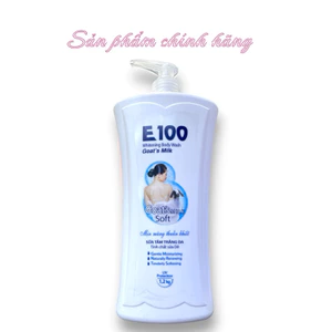 Sữa Tắm E100 Tinh Chất Sữa Dê chai 1,2 lít