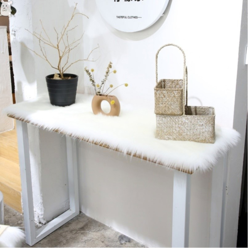 Thảm Lông Trải Bàn Trang Điểm - Nhiều Size - Đa Dạng - Thảm Lông Mịn Đẹp Nhà Shy Home Decor