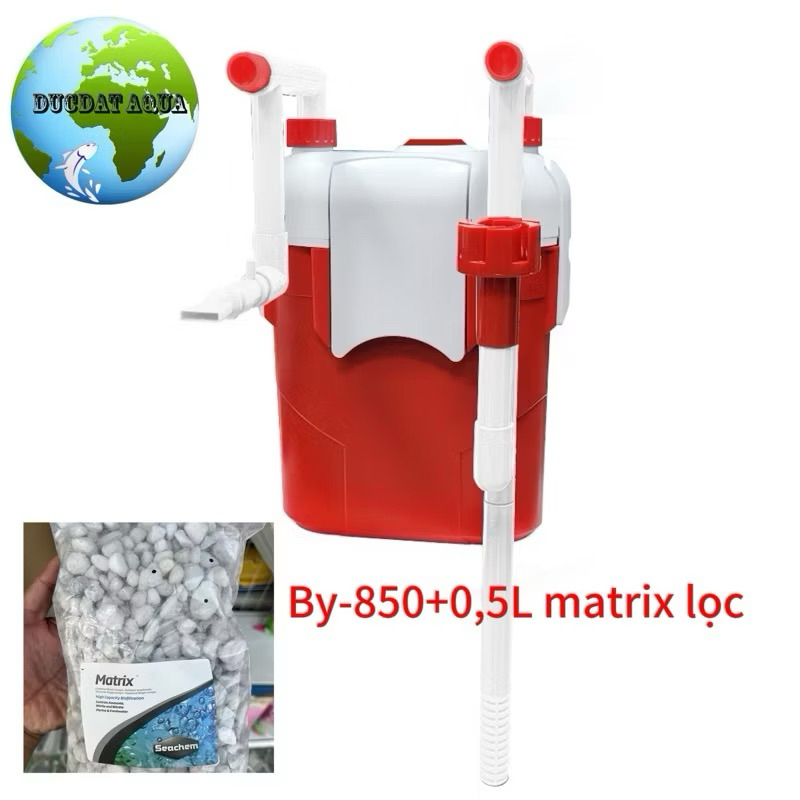 Lọc Treo Baoyu BY-650 BY-850 by -1200 Lọc Treo Cho Bể Cá Cảnh, hàng chính hãng bảo hành 6 tháng 4