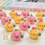 Móc Khoá Len Hình Heo Lợn Rừng Gà Núi Cầm Dao Bắt Yêu Tinh Dễ Thương Handmade