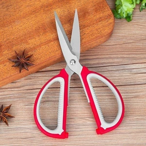Kéo cắt Vải, Cắt Giấy, Cắt Vật Dụng Đa Năng - Kéo Cán Đỏ Xám