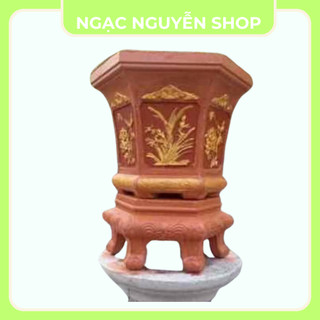 khuôn Chậu lục giác rộng 31cm cao 26cm nhựa abs