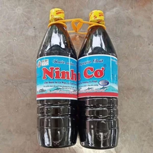 Nước mắm chắt truyền thống Ninh cơ chai 1 lít độ đạm >=20gn/l, mắm Hải Hậu, Nam Định, dùng để xào, nấu, tra nồi