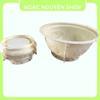Khuôn chậu tròn 60 cúc mai  hàng Việt Nam dày dặn