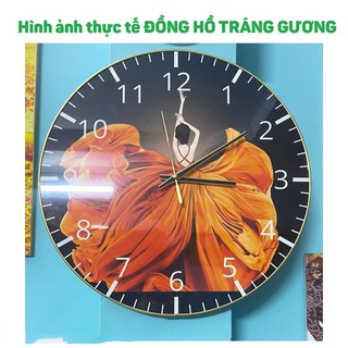Đồng Hồ Treo Tường Tráng Gương Chữ Thư Pháp - Tri Ân Thầy Cô 20/11