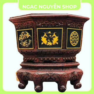 Khuôn Chậu bát giác rộng 75 cm hàng Việt nam
