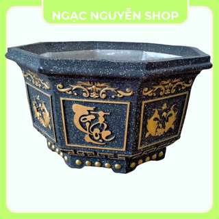 Khuôn Chậu bát giác rộng 75 cm hàng Việt nam