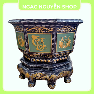 Khuôn Chậu bát giác rộng 75 cm hàng Việt nam