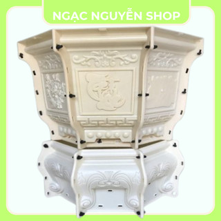 Khuôn Chậu bát giác rộng 75 cm hàng Việt nam