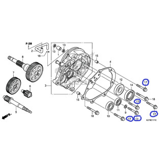 ốc 8x45 8*45 số 10 honda thái lan bắt lốc láp hộp số click vario 125 150 pcx 125