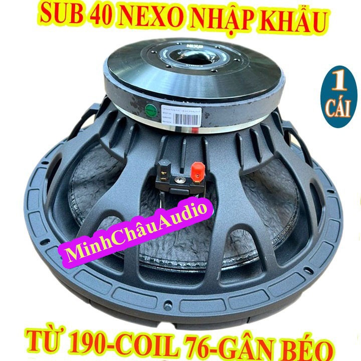 CỦ LOA BASS SUB 40 NEXO TỪ 190 COIL 76 CHỈ ĐỎ CAO CẤP - GIÁ 1 LOA ...