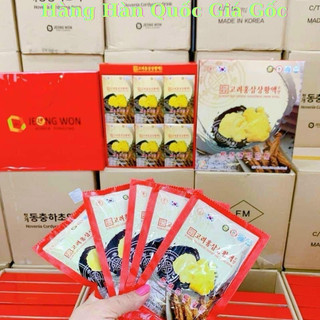 [ trumsihanghanquoc ] Nước Tinh Chất Hồng Sâm Nấm Thượng Hoàng jeong won Hộp 30 gói