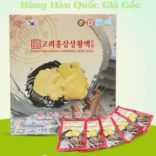 [ trumsihanghanquoc ] Nước Tinh Chất Hồng Sâm Nấm Thượng Hoàng jeong won Hộp 30 gói
