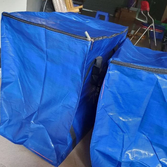 COMBO 10 Túi bạt đựng đồ tải trên 20kg, có quai xách tiện lợi, vải bạt không thấm nước