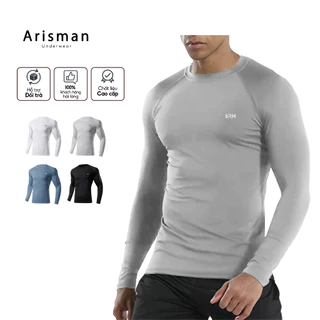 Áo Giữ Nhiệt Nam Dài Tay Đa Năng Arisman Essentials Cổ Tròn Chất Modal Co Giãn, Mềm Mịn, Thoáng Khí