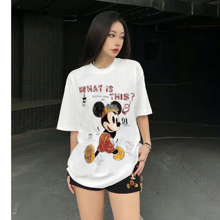 Set ( Áo Thun Trắng + Quần Đùi ) Áo Phông Nữ Chepol UNISEX, Cổ Tròn, Tay Ngắn, Chất Cotton Co Dãn 2 Chiều - CP_12135
