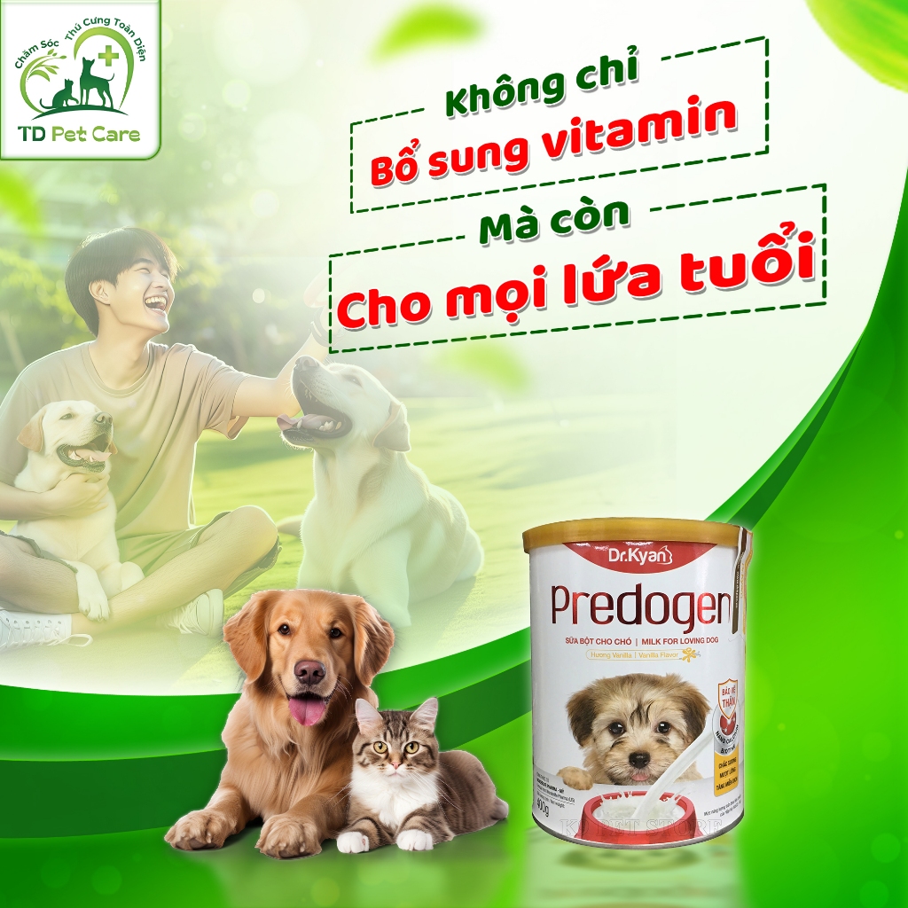 Hộp Sữa Cho Chó Con Mới Sinh Predogen - Thức Ăn Cho Chó Con TD Pet Care