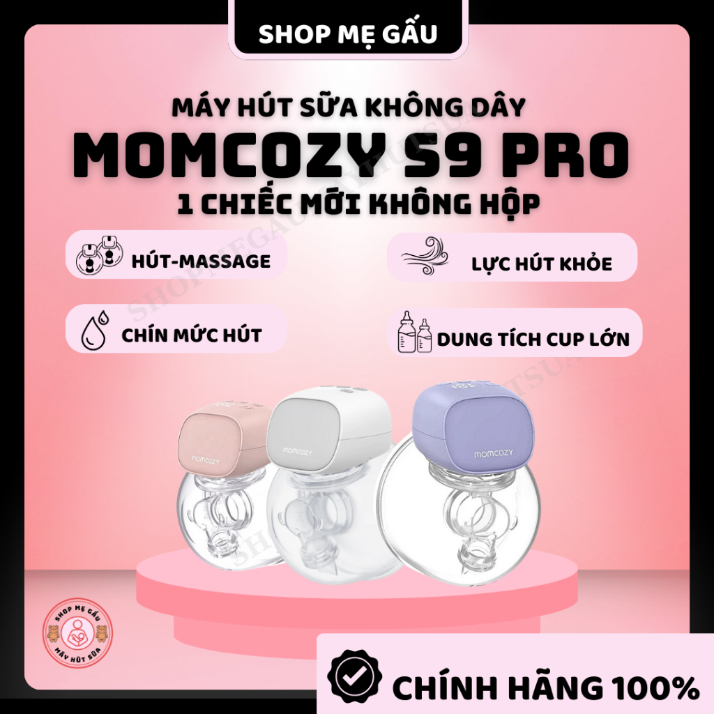 Máy hút sữa Momcozy S9 Pro Chính Hãng - Bảo hành chính hãng 2 năm