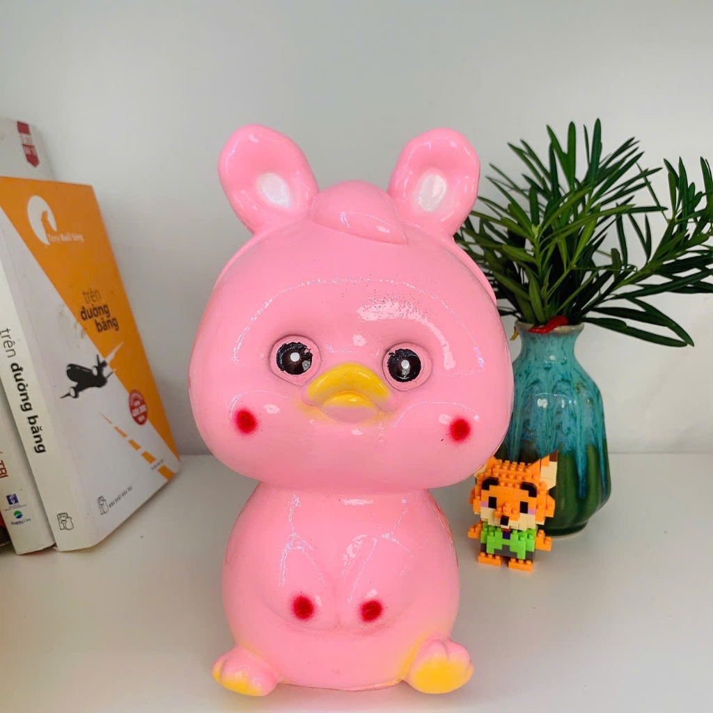 Lợn Đất Heo đất tiết kiệm Vịt con baby- ống tiết kiệm quà tặng trang trí