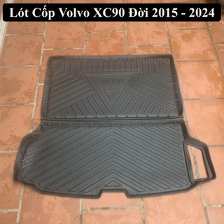 Lót Cốp Volvo XC90 2015-2023 Chống Mài Mòn Gấp Mép (Hàng Nội Địa Trung)