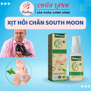 Xịt hôi chân khử mùi giày SOUTH MOON 30ml chiết xuất tự nhiên từ bạc hà khử mùi hôi hiệu quả H09