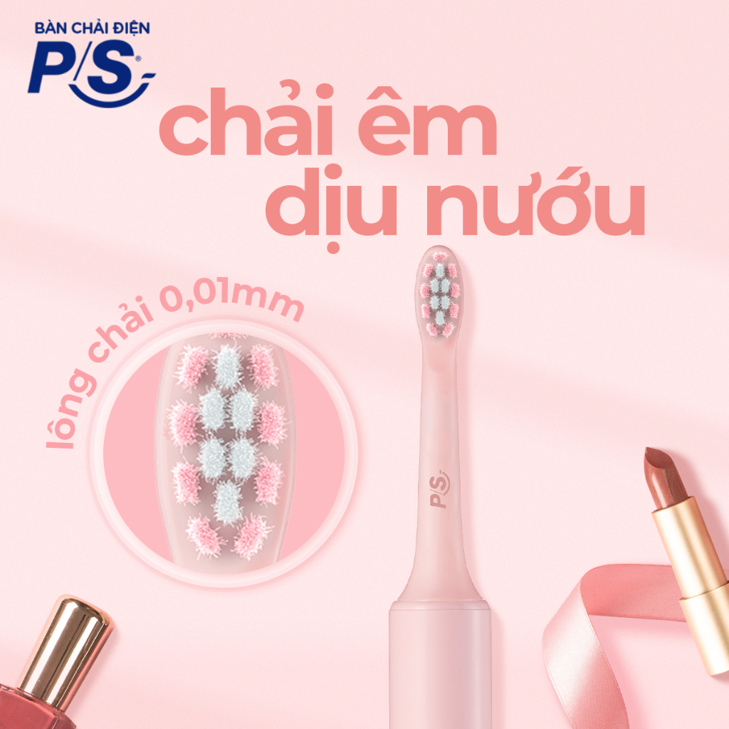 Ảnh Bộ bàn Chải Điện P/S Sonic Expert Chuyên Gia Sóng Âm - Công Nghệ Sóng Âm, Chải Sạch Mảng Bám Tới 8X 4