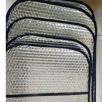 [CÓ VAT - 2 MẶT BẠC] Tấm lót chống nắng nóng mưa cho yên xe 37*77cm