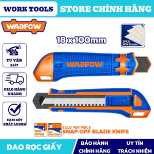 ĐỒ NGHỀ WADFOW Dao rọc giấy 18x100mm WSK8618
