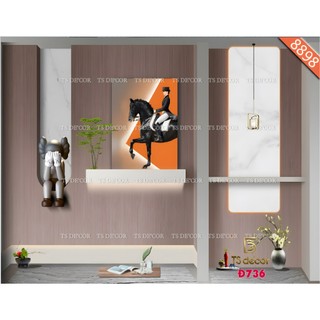 Phông Nền LiveStream chụp hình 3D 5D in giả ánh đèn đẹp mắt