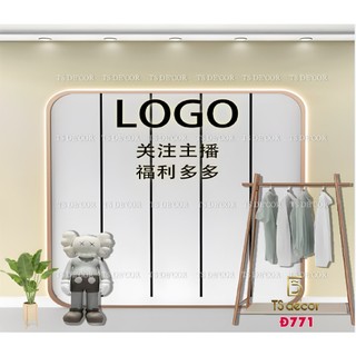 Phông Nền LiveStream chụp hình 3D 5D in giả ánh đèn đẹp mắt